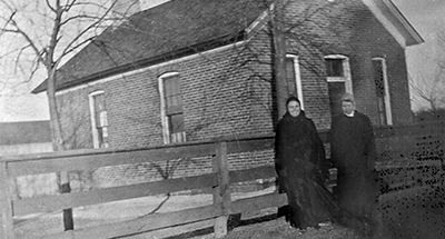 Northfield was decades behind other towns with its primitive one-room school, Brown School