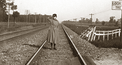 Watching Our Tracks—Northfielders like Anna Clavey watched in awe as a new $10,000,000 train line—the Skokie Valley Route of the North Shore Line--was being built in Northfield in 1925, under the careful watch of Samuel Insull.