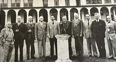 New Faces in Northfield—Our town was suddenly on the map with Winnetkans when
Sunset Ridge County Club opened in 1924.