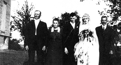 First Family-John P. Happ and his wife Annie (Seul) Happ