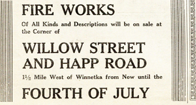 Al Levernier Fireworks Ad