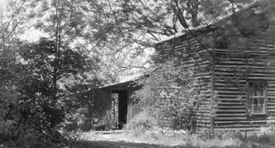 A symbol of Northfield along Willow Road until 1941 was Julia Donovan’s log cabin.