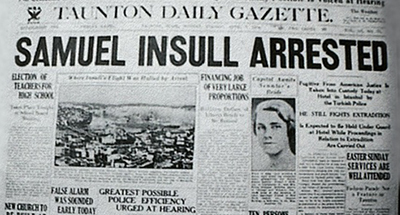 In November 1932, Insull was arrested in Greece and sent back to Chicago to be indicted by a grand jury for securities fraud.