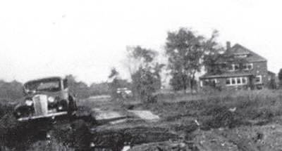 In the wake of his bankruptcy, Insull’s properties throughout Northfield were left to languish, like this land along Wagner Road, pictured here in 1938, that was zoned for small, narrow lots. Insull also owned land zoned for small lots that a group of Northfield dads bought in 1955 to save it from a developer, and it became  Willow Park and MIddlefork School.