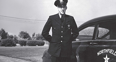 John Aman was a one-man force in 1949 when he became the village’s first fulltime policeman.