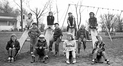 The look of Northfield and Sunset Ridge School in the 1940’s.