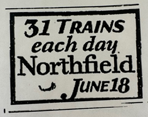 Thirty One Trains Per Day Thru Northfield, Illinois
