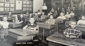 This is second grade in 1955. I am the last kid in the second row from the right. I can still name every one of these kids.