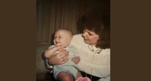 Yvonne’s oldest son Alex on her first Mother’s Day in their new home on Bristol Lane, 1986.