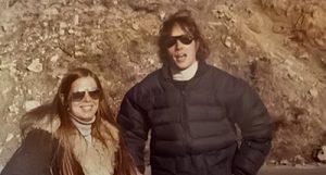 Yvonne and Bill Hurlbutt, six weeks after they met in 1975, They married the following year.